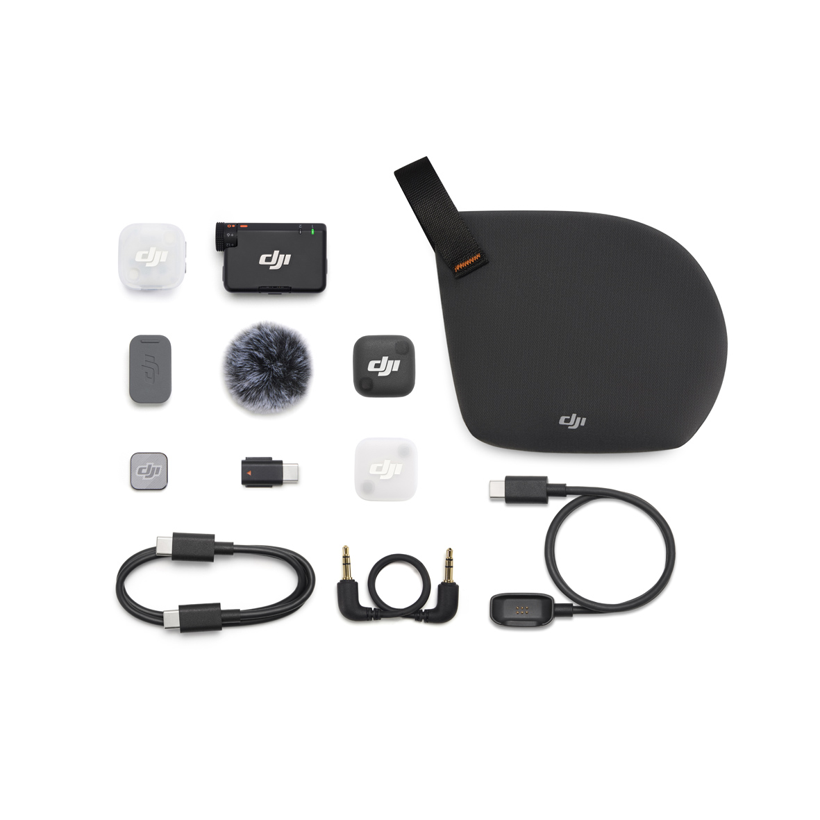 DJI MIC Mini 2 (1 TX + 1 RX) Empfänger+Sender DJI MIC Mini 2 (1 TX + 1 RX) Empfänger+Sender