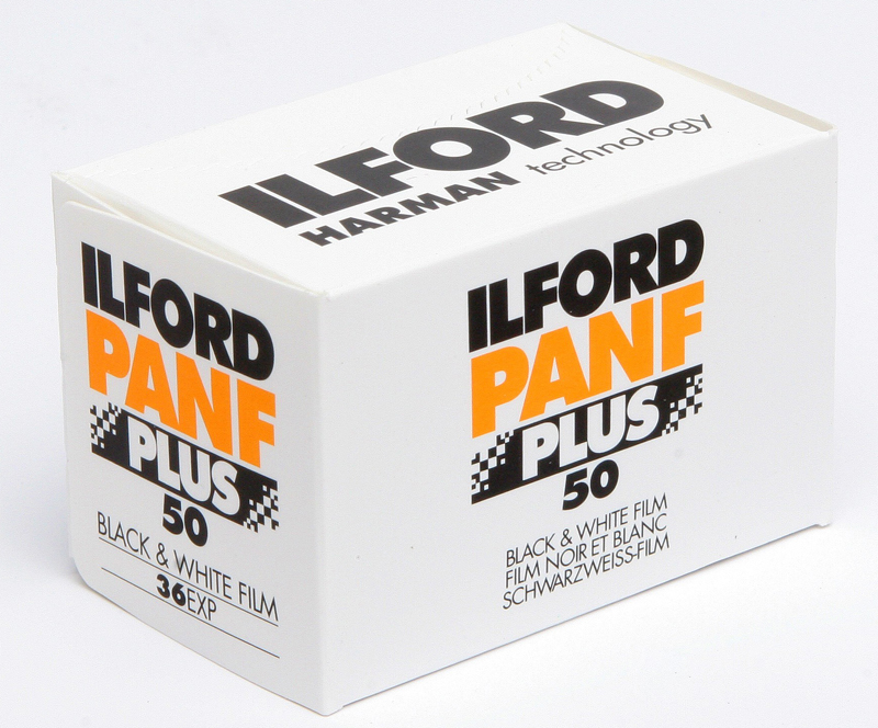 Ilford Pan F Plus 135/36 SW-Kleinbildfilm 50 ASA 0019498707766