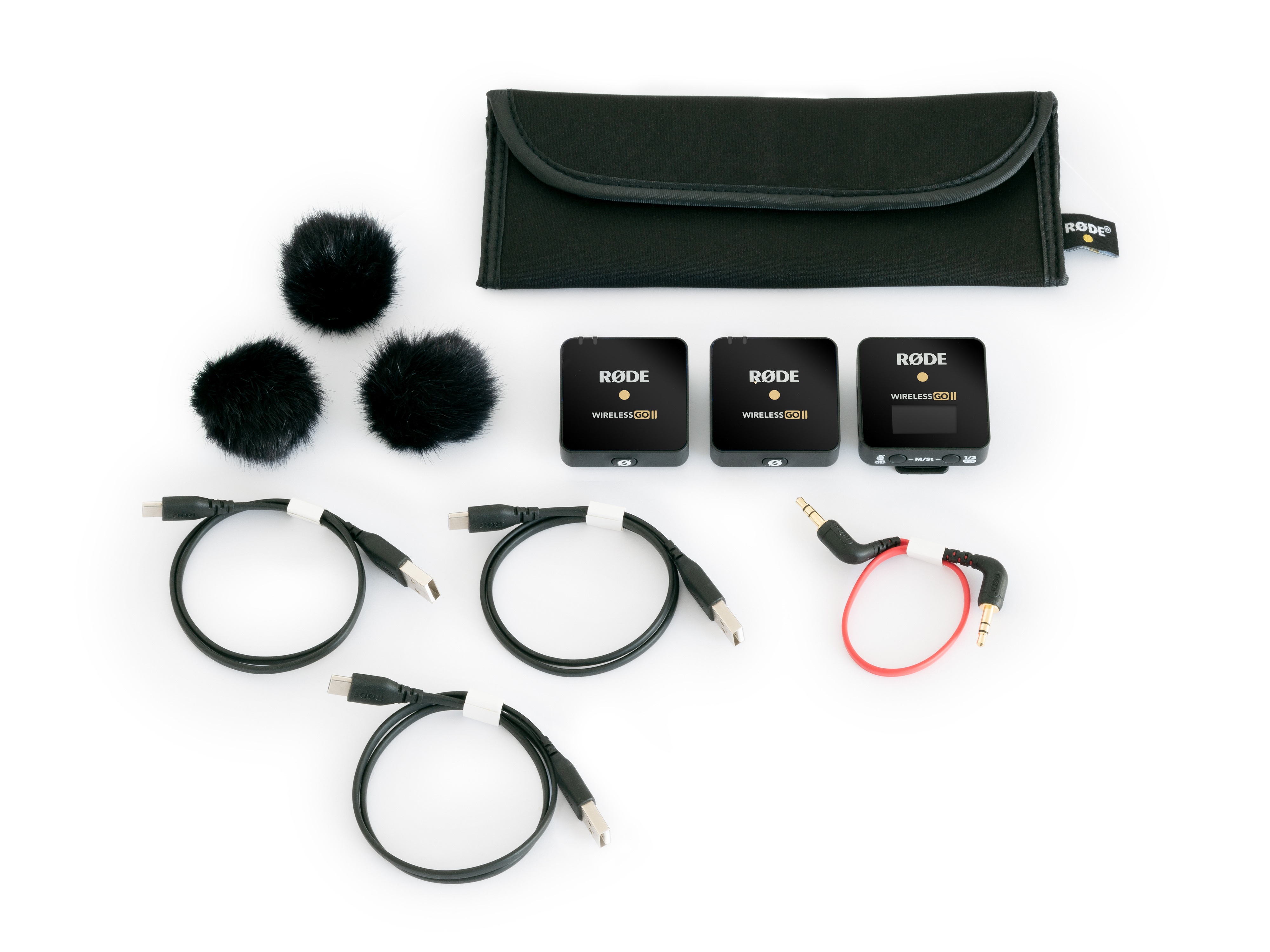 Rode Wireless GO II digitales 2-Kanal Drahtlos Mikrofonsystem 0698813007110