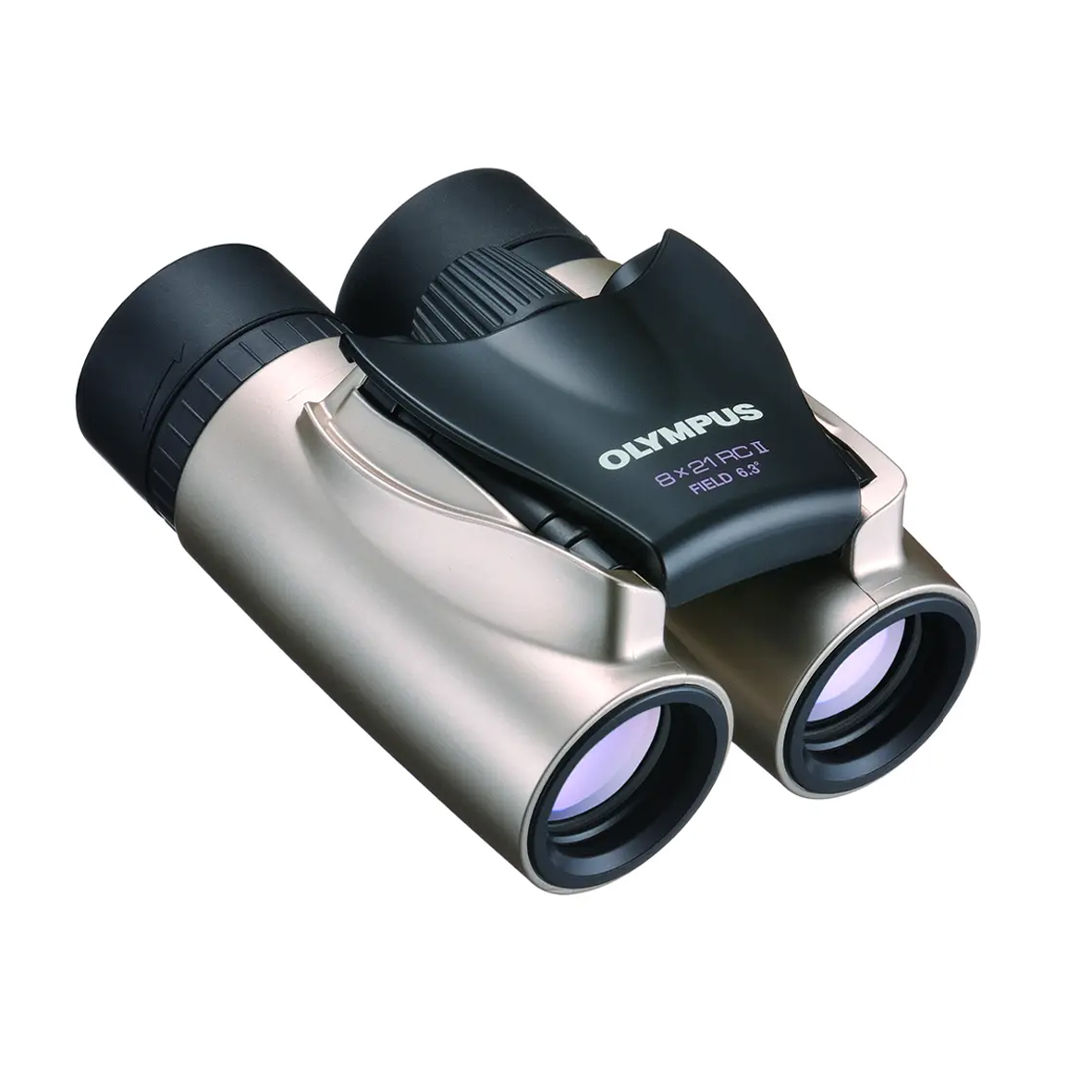 OM SYSTEM 8x21 RC II Fernglas champagner gold, inkl. Case