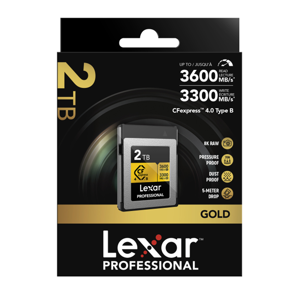 Lexar CFexpress 2 TB PRO Type B GOLD 4.0 Serie R36 0843367135851