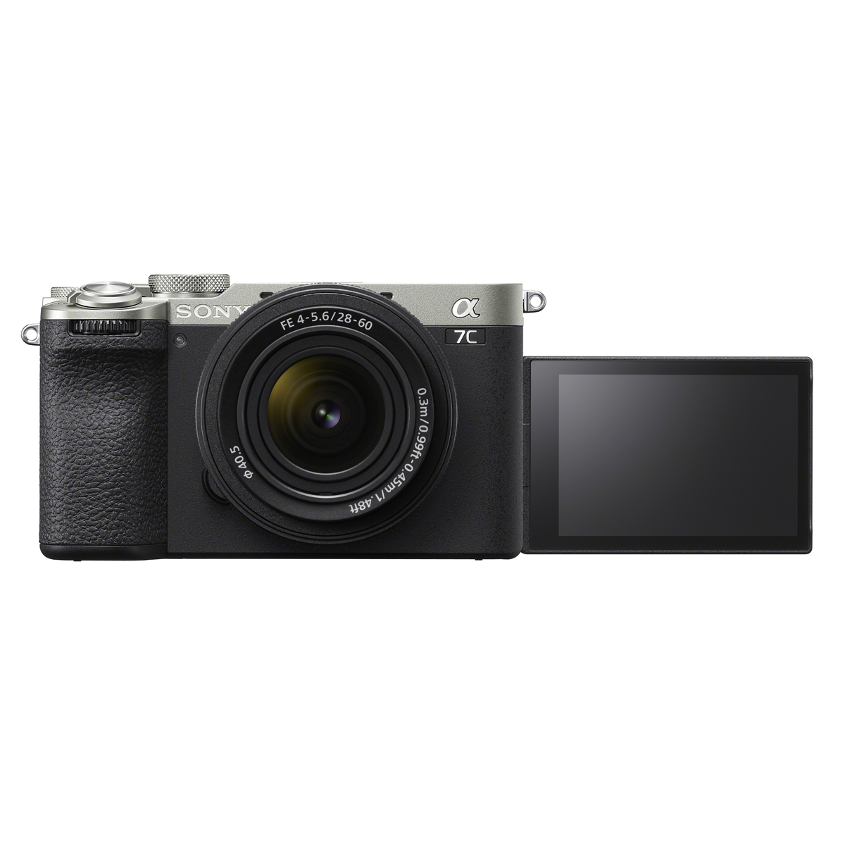 Sony Alpha ILCE-7C II silber + SEL FE 28-60 mm, Kamerakit 4548736154834