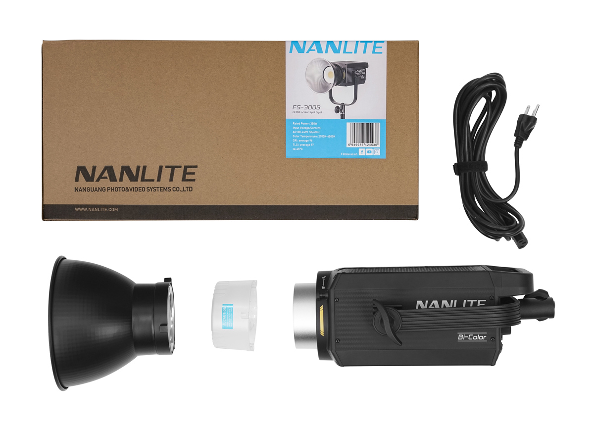Nanlite FS-300B Bi-Color Studio-Scheinwerfer 4001072038232