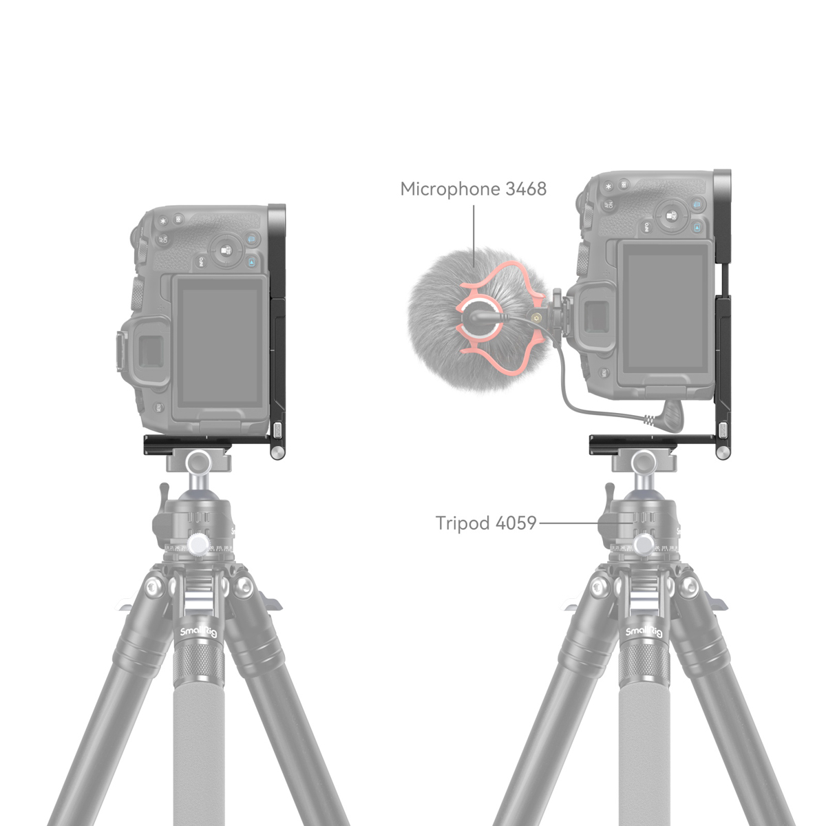 SmallRig 4211 Faltbares L-Bracket für Canon EOS R8 6941590012759