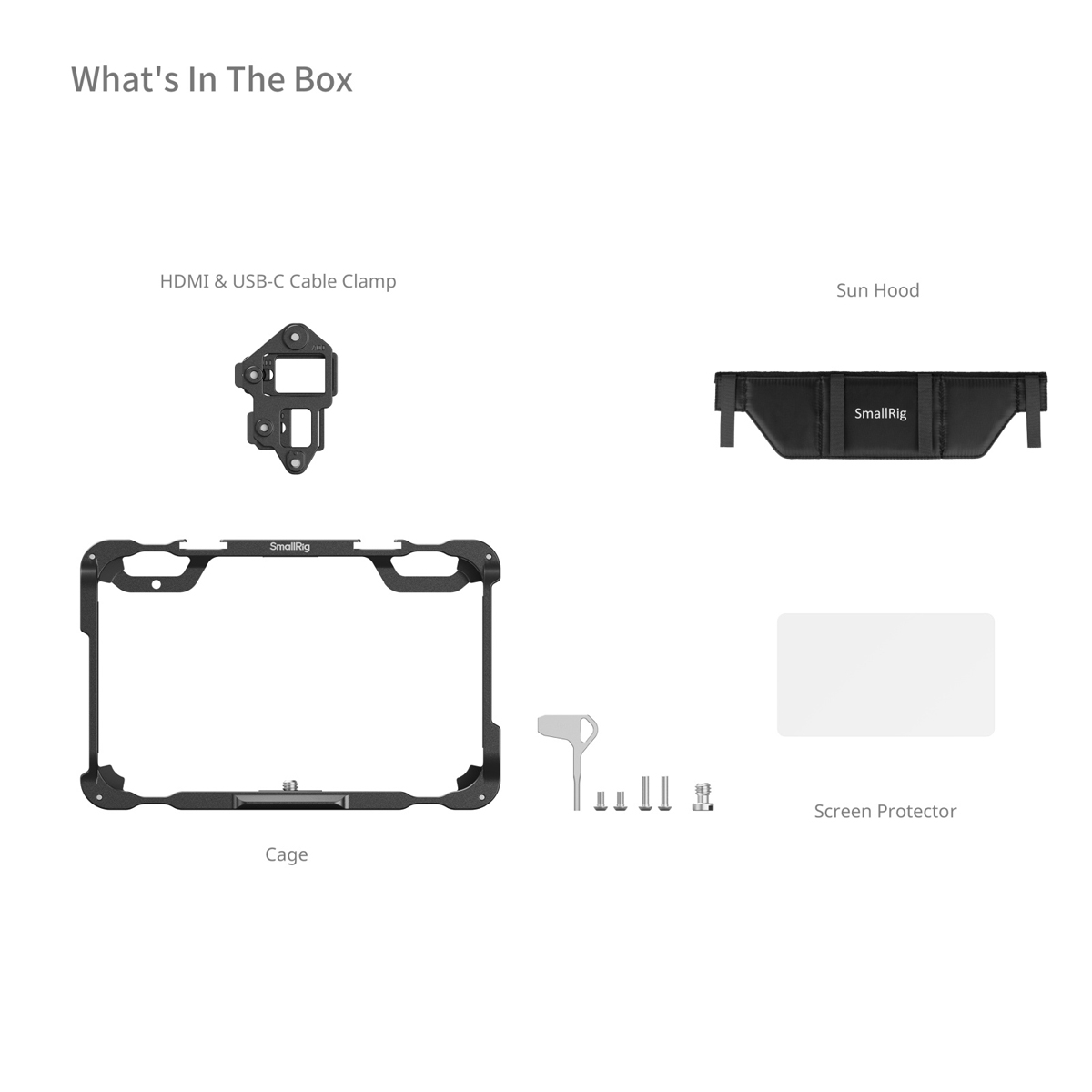 SmallRig 5030 Monitor Cage Kit für Atomos Shinobi II / Shinobi GO 6941590020631