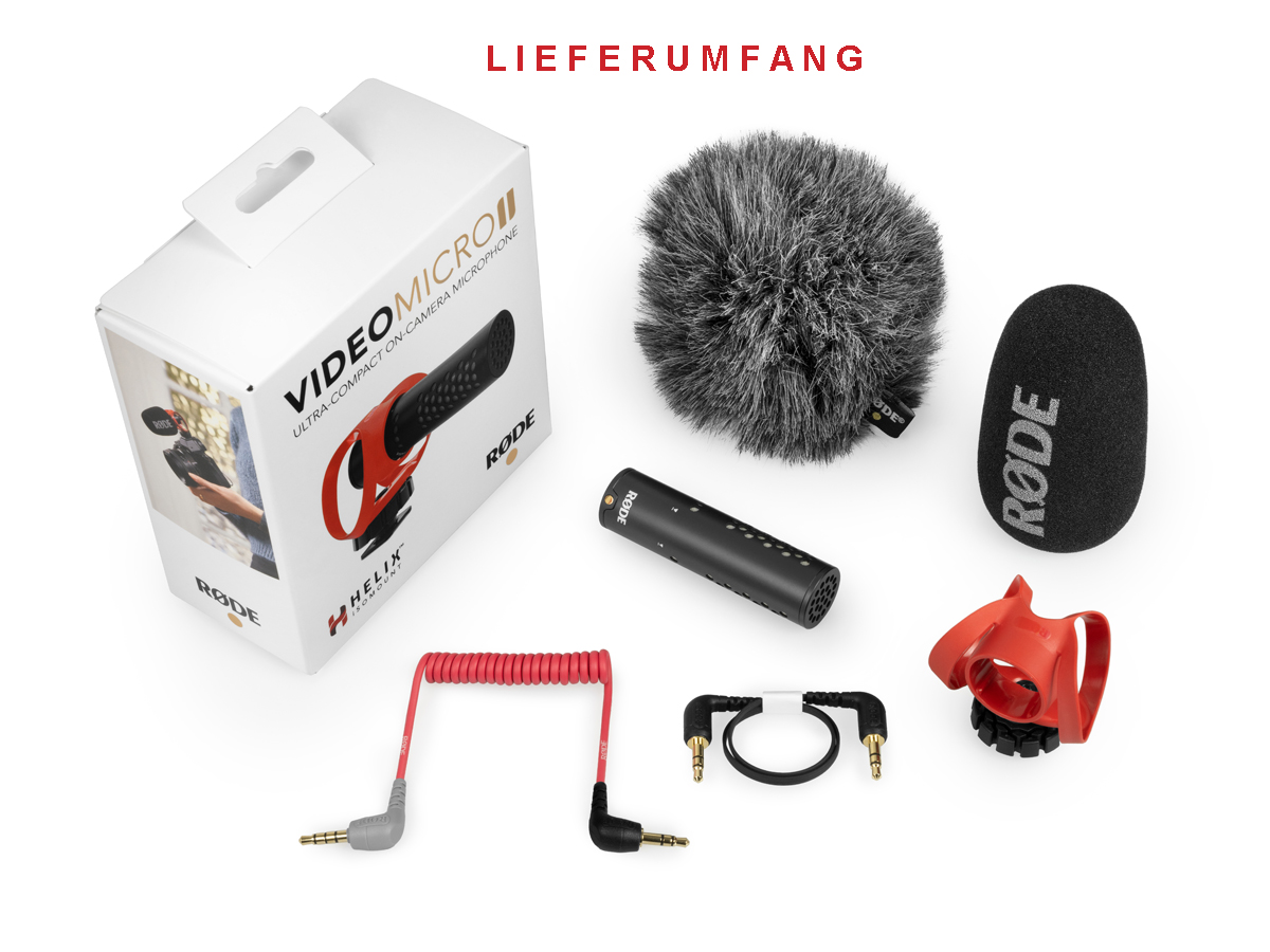 Rode VideoMicro II, Mikrofon 0698813009879