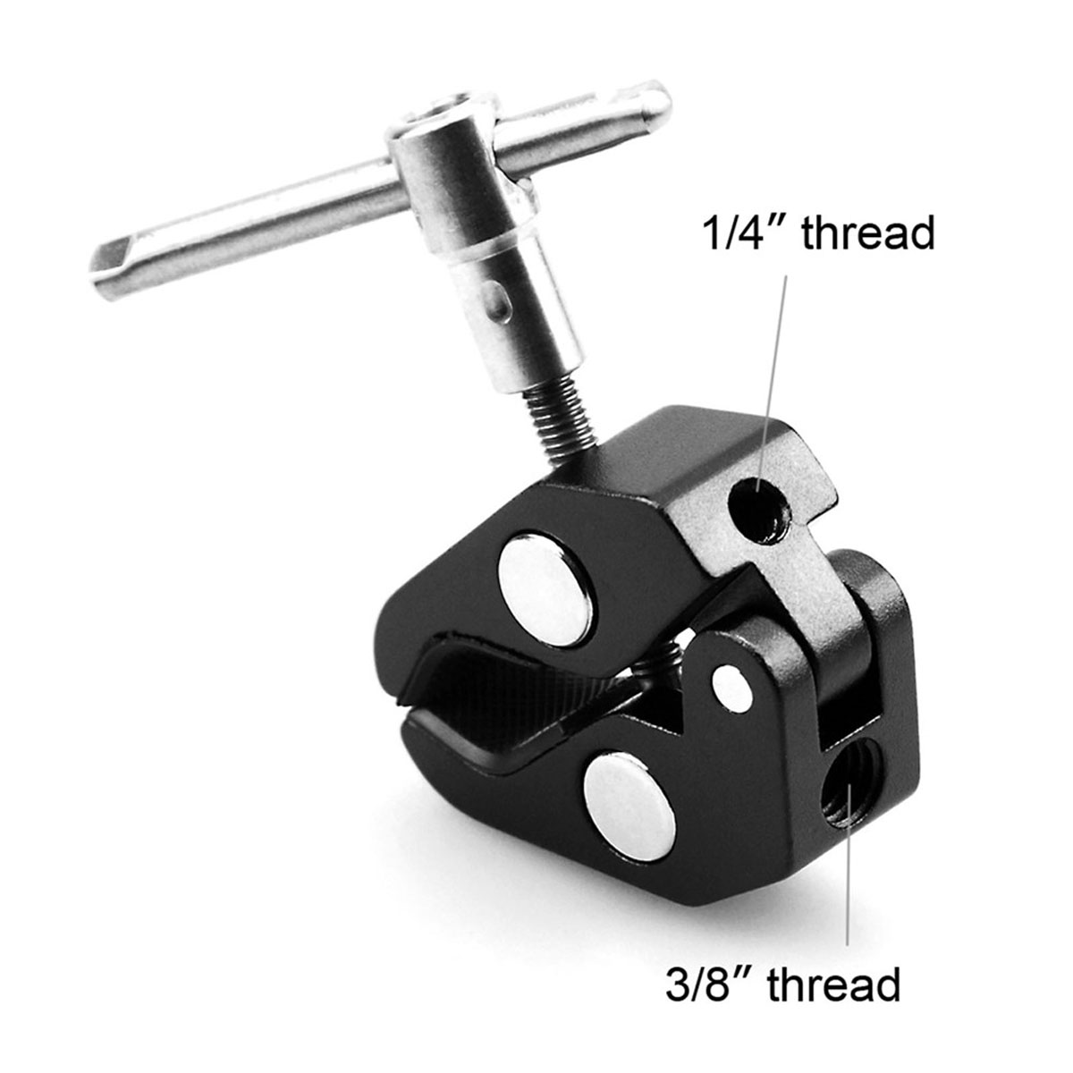 SmallRig 735 Super Clamp mit 1/4" und 3/8" Gewinde 6972070624469