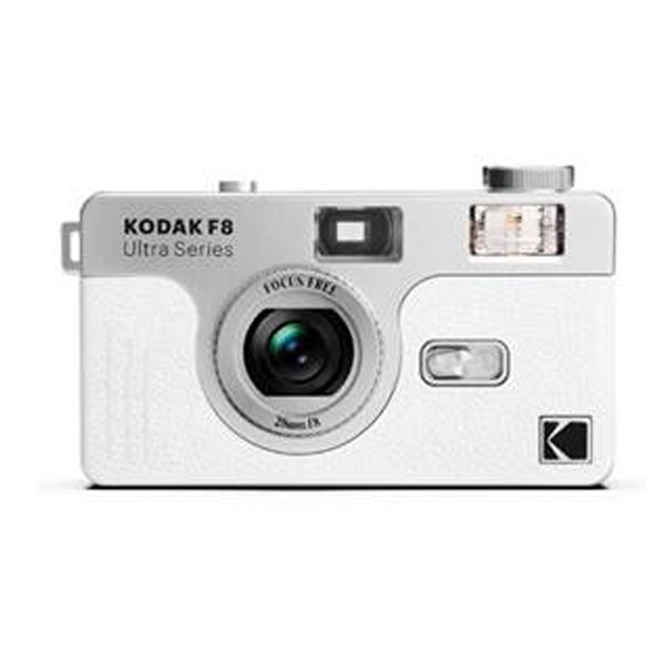 Kodak 35mm Kamera F8 white analoge Kleinbildkamera 4897120490530