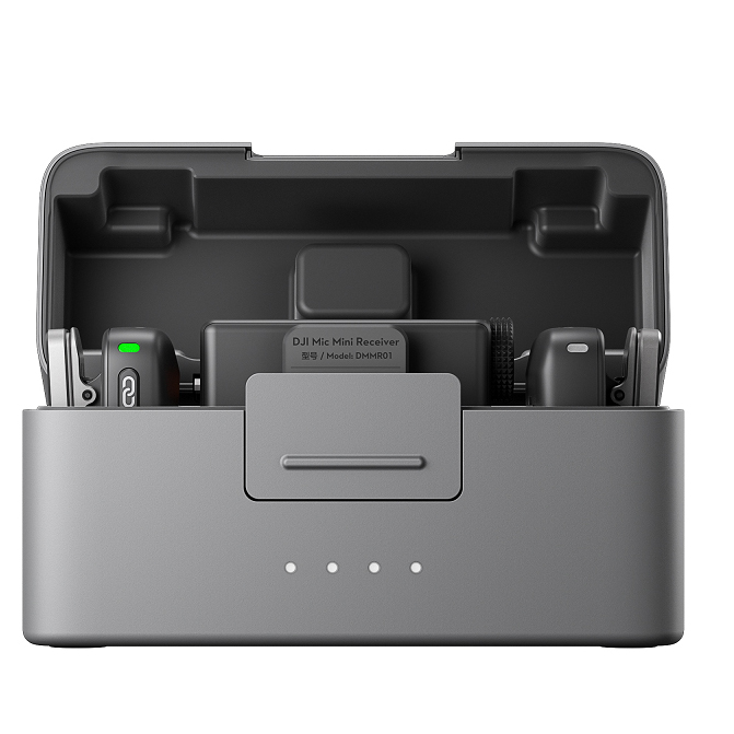 DJI MIC Mini (2 TX + 1 RX+Charging Case) 2 Sender+1 Empfänger, Funkmikrofonsystem 6941565991454