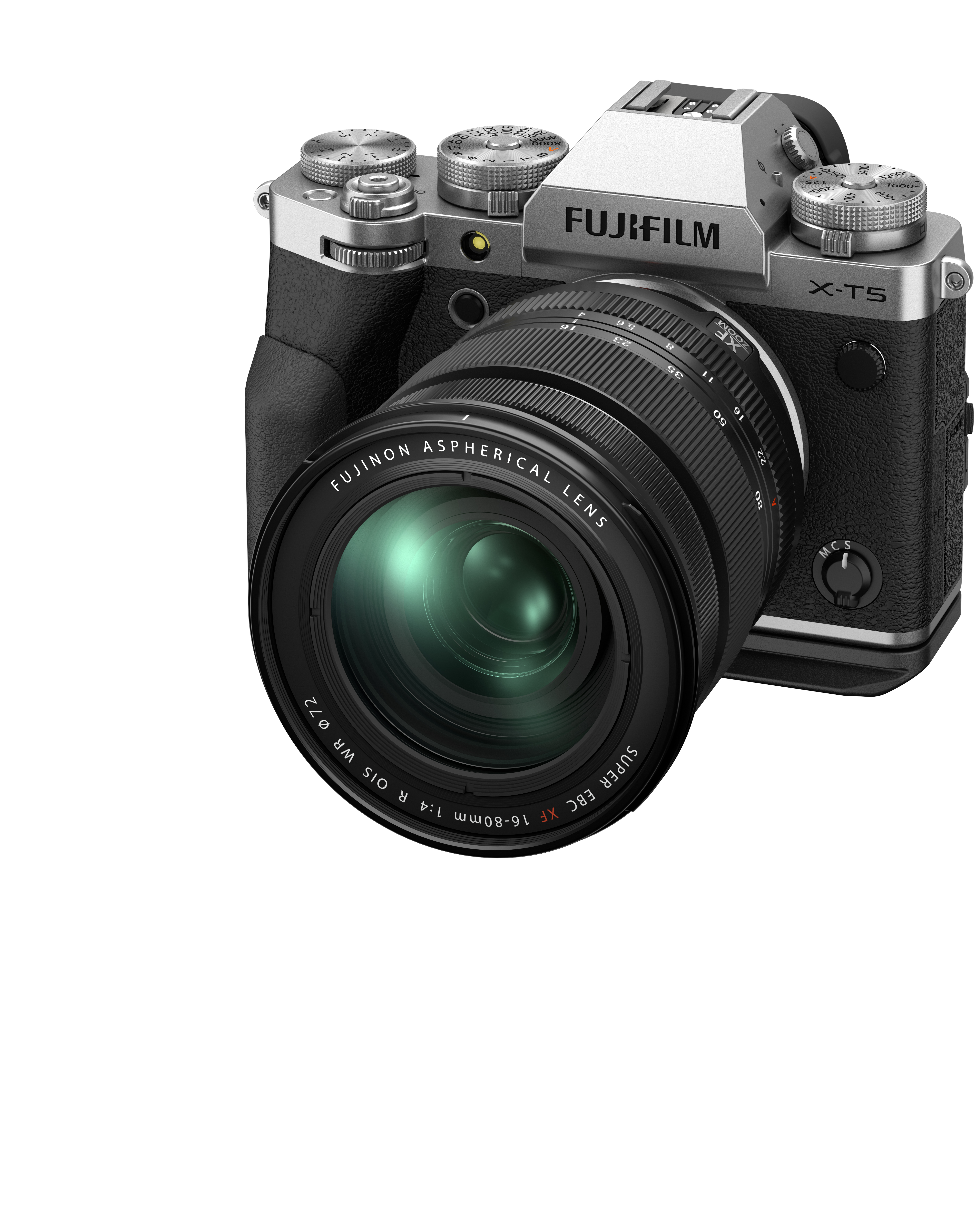 FUJIFILM X-T5 silber + XF 4,0/16-80 mm R OIS WR 4547410486544