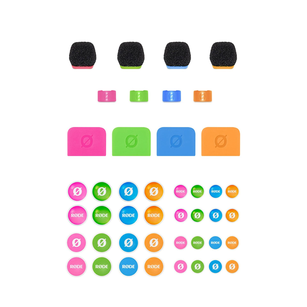 Rode Colors 3 Indentifikationsset für Wireless Go II und Lavalier GO II
