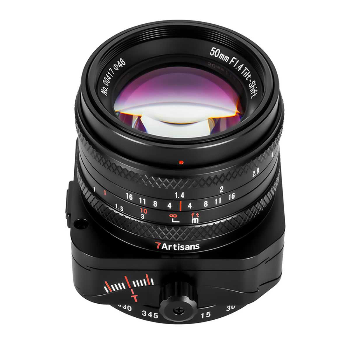 7Artisans 1,4/50 mm, Fujifilm X-Mount schwarz, Til 6971835485512