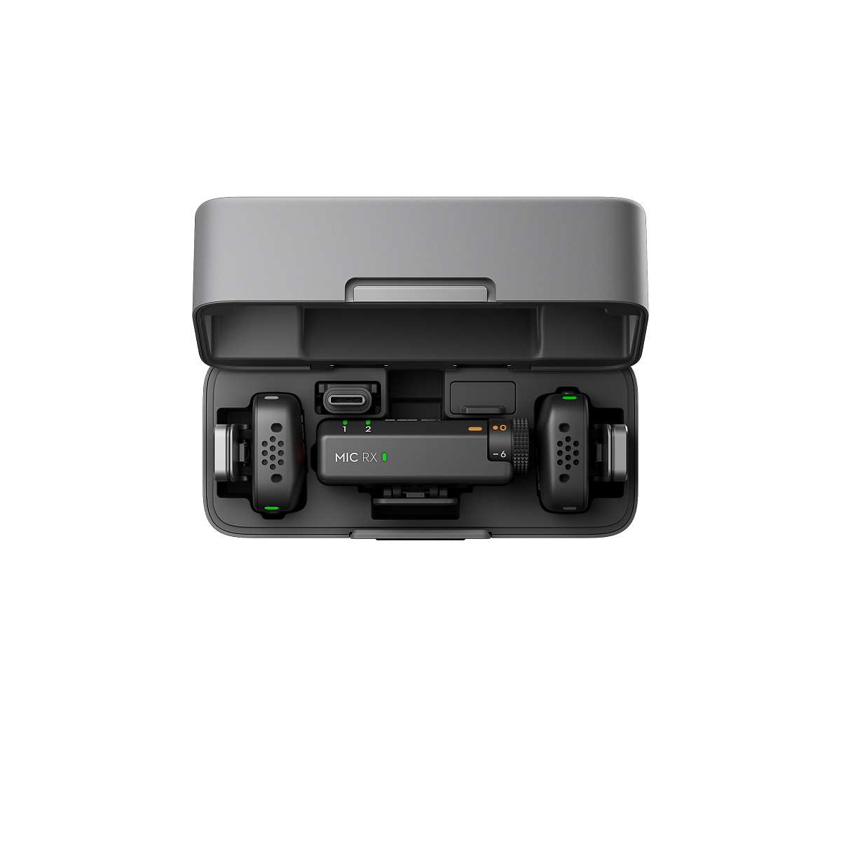 DJI MIC Mini (2 TX + 1 RX+Charging Case) 2 Sender+1 Empfänger, Funkmikrofonsystem 6941565991454