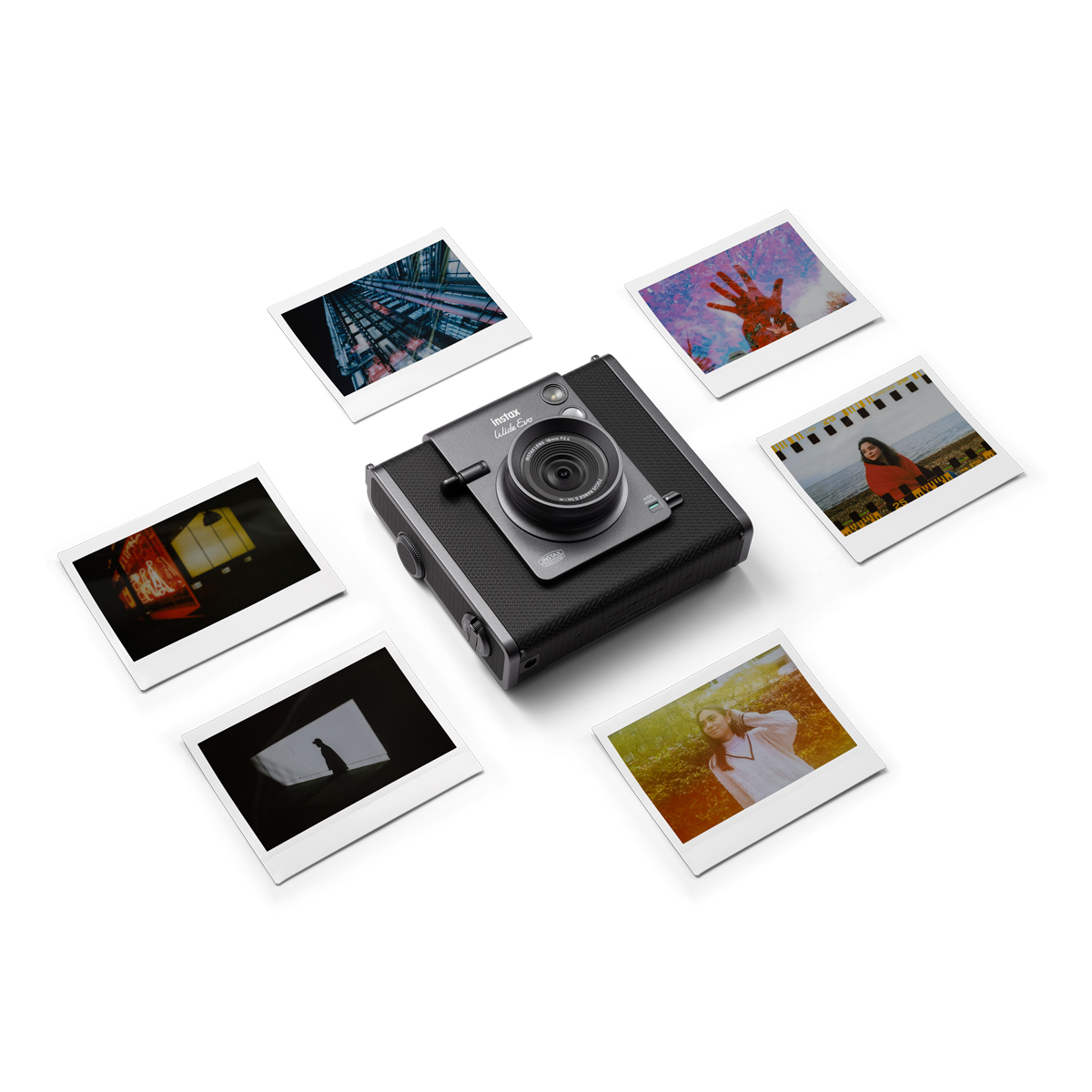Fujifilm Instax WIDE EVO black EX D Sofortbildkamera | Inkl. Instax WIDE EVO Tasche schwarz 4547410543377