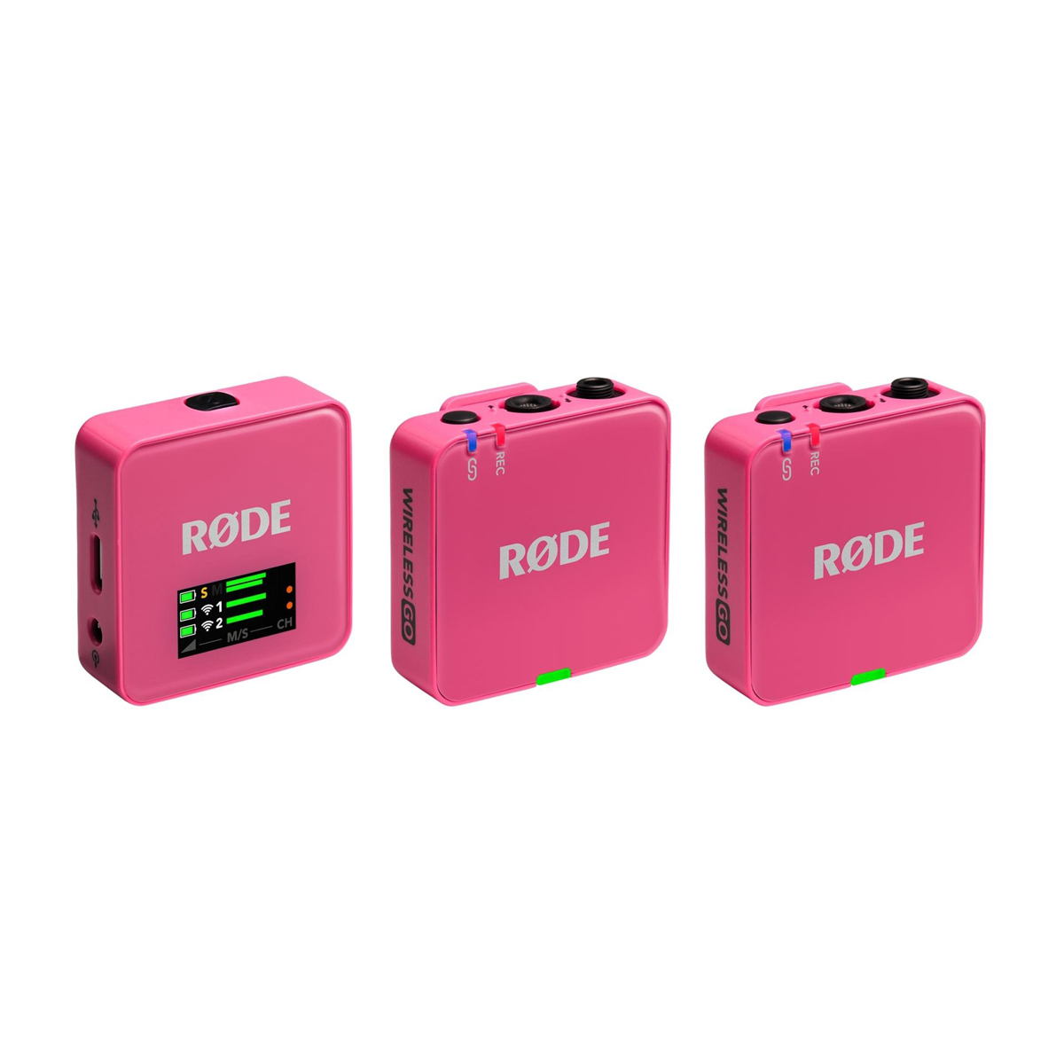 Rode Wireless GO (Gen. 3) Pink, digital Mikrofonsystem, 2-Kanal, drahtlos Rode Wireless GO (Gen. 3) Pink, digital Mikrofonsystem, 2-Kanal, drahtlos