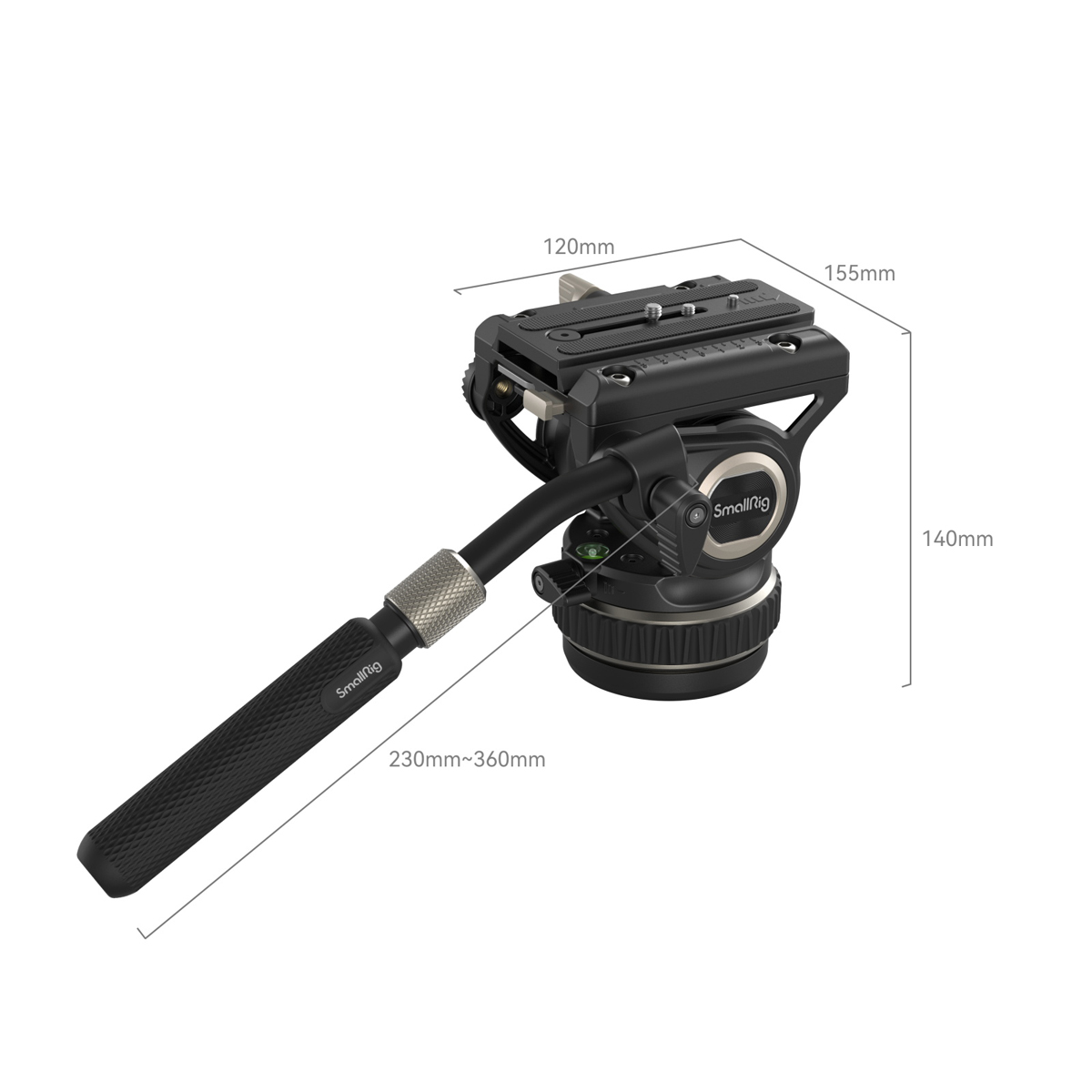 SmallRig 4165 Heavy-Duty Videokopf DH10 6941590012247