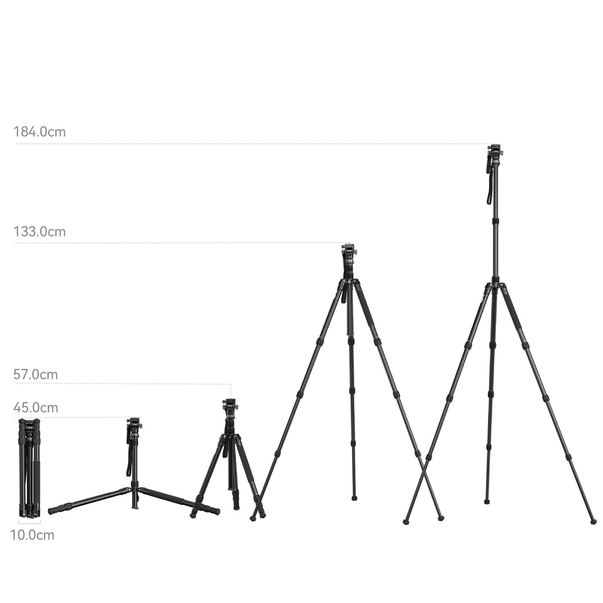 SmallRig 4319 FreeBlazer Videostativ aus Aluminium 6941590013770