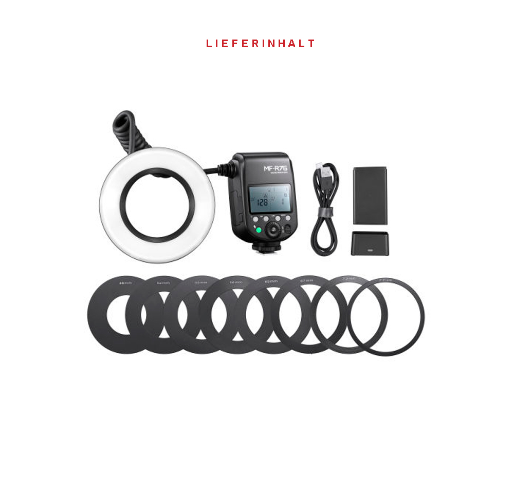 Godox MF-R76 - Macro Ringblitz 6952344223741