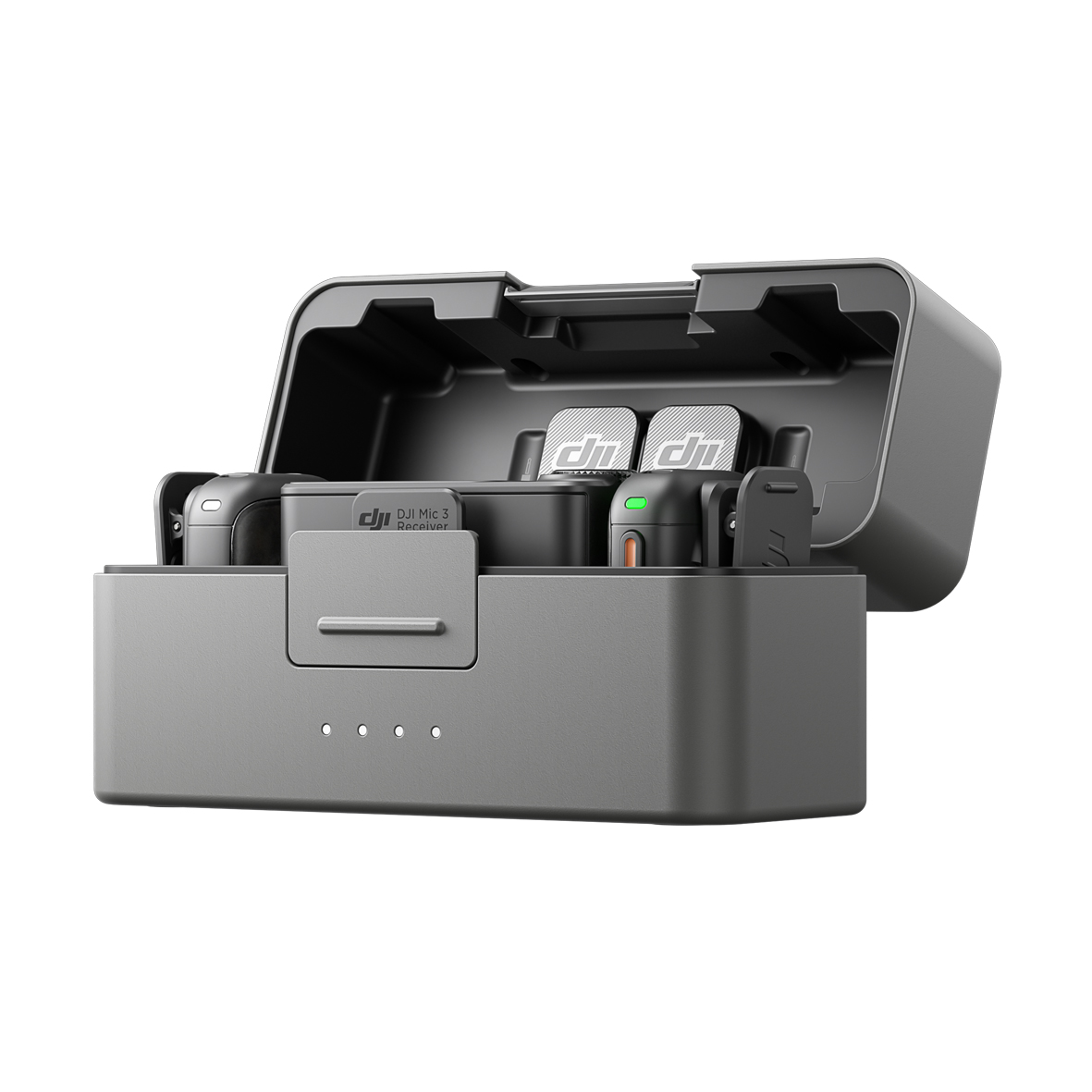DJI MIC 3 (2 TX + 1 RX + Charging Case) 2 Sender+1 Empfänger, Funkmikrofonsystem 6937224116344