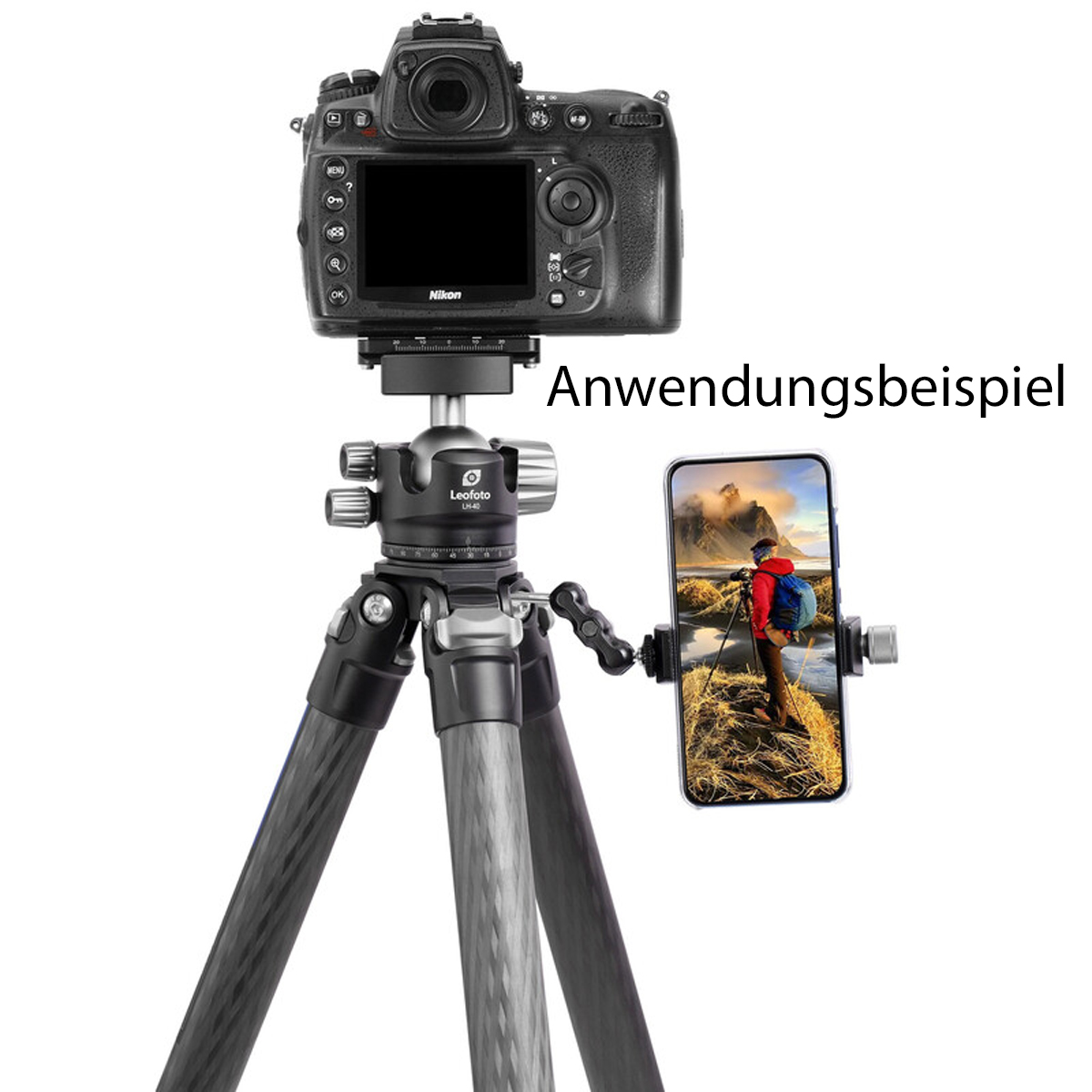 Leofoto Ranger LS-324C + LH-40 Kugelkopf Carbon-Stativ