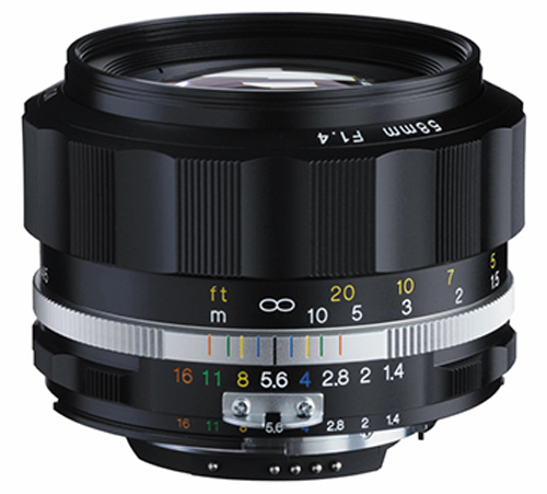 Voigtländer Nokton 1,4/58 mm schwarz SLII-S für Ni 4002451195980