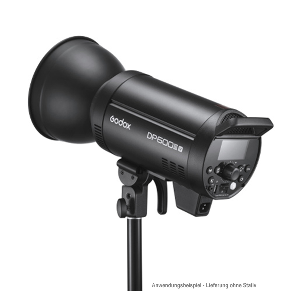 Godox DP600IIIV-C Studioblitzgeräte Kit (2x DP600III-V & Zubehör) Godox DP600IIIV-C Studioblitzgeräte Kit (2x DP600III-V & Zubehör)