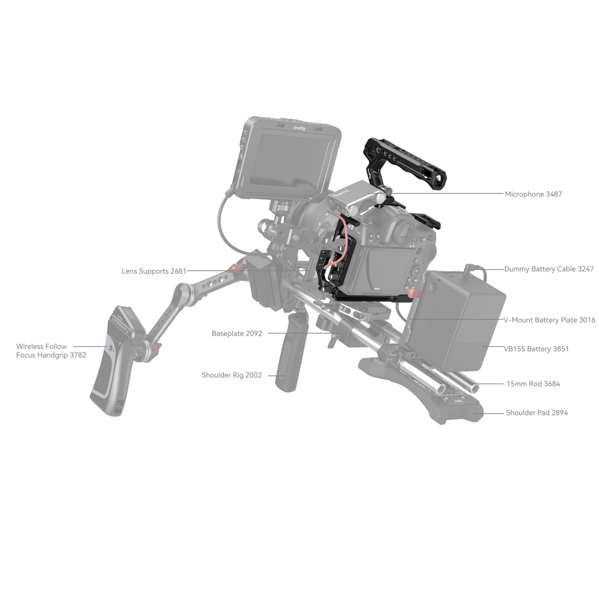 SmallRig 3941 Cage Kit für Nikon Z 8 6941590012223