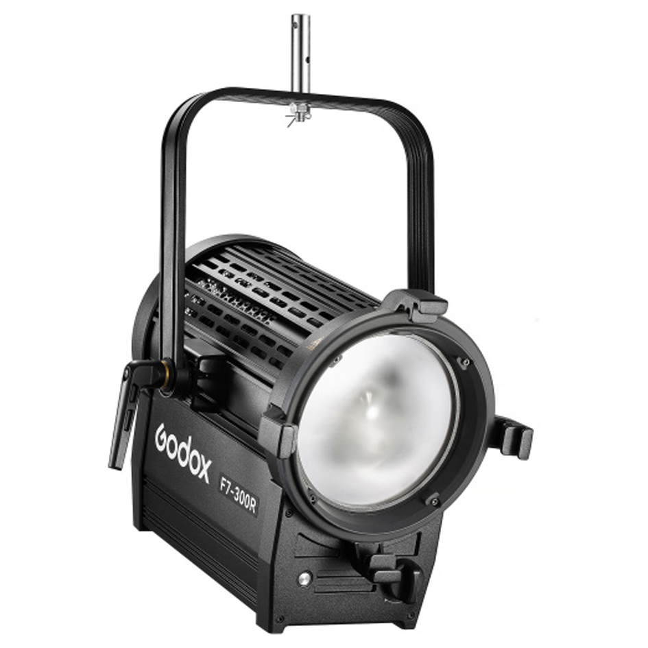 Godox F7-300R K1 Kit Full-Color LED Fresnel Leuchte Godox F7-300R K1 Kit Full-Color LED Fresnel Leuchte