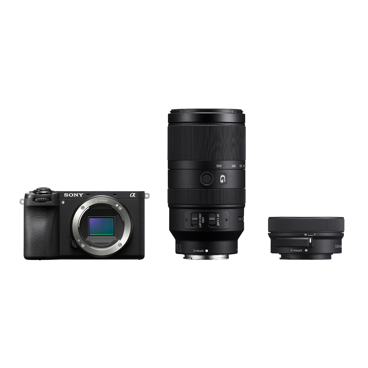 Sony Alpha ILCE-6700+SEL1650II+SEL70350G schwarz, Kamerakit Sony Alpha ILCE-6700+SEL1650II+SEL70350G schwarz, Kamerakit