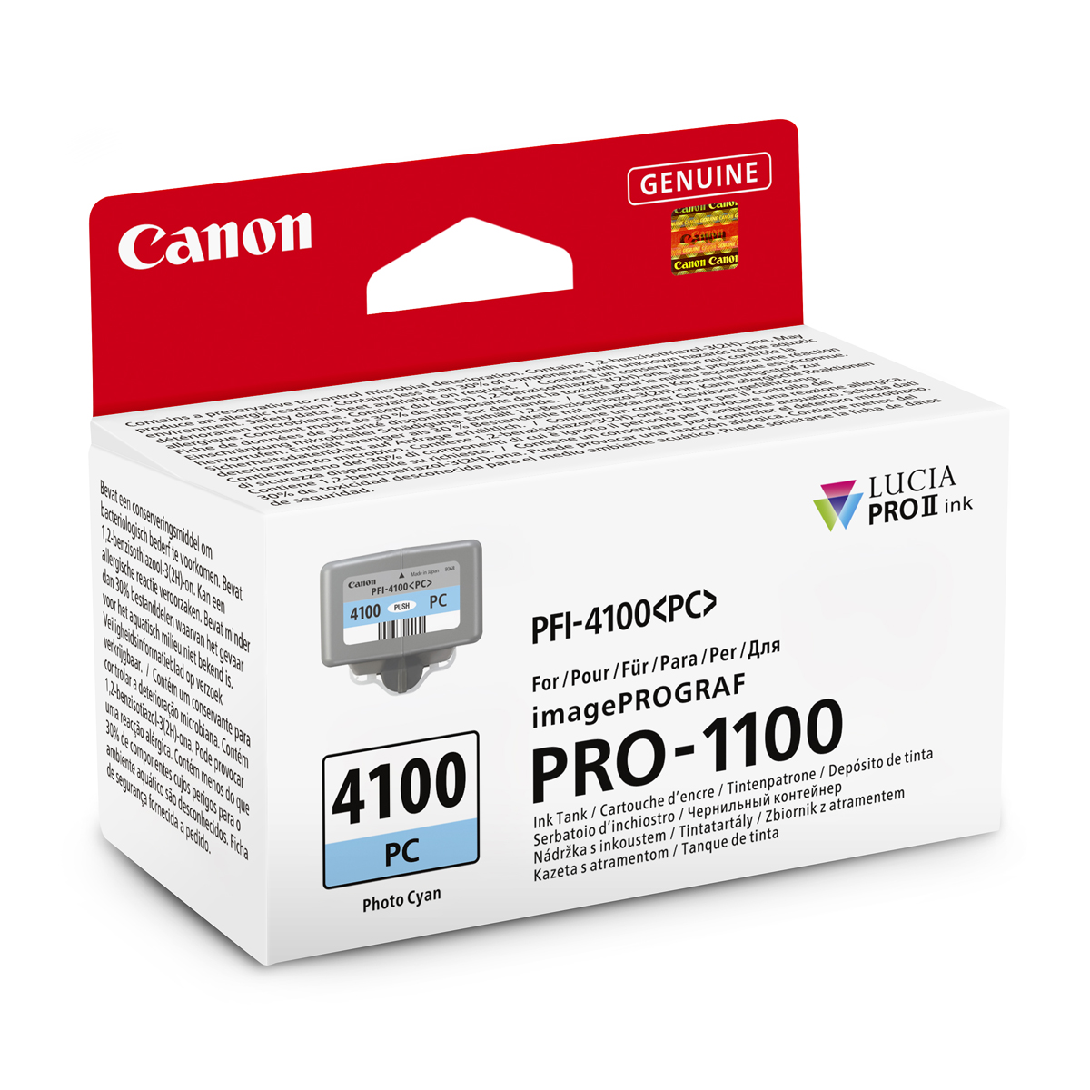 Canon PFI-4100PC photocyan Tinte für ImagePrograf 4549292238242
