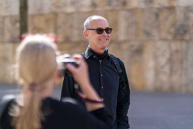 Fotogruppe beim lernen