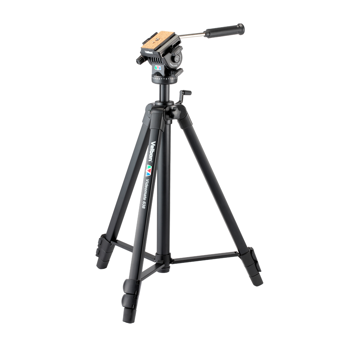 Velbon Videomate 638 Dreibeinstativ mit PH-368 Flu 4907990360243