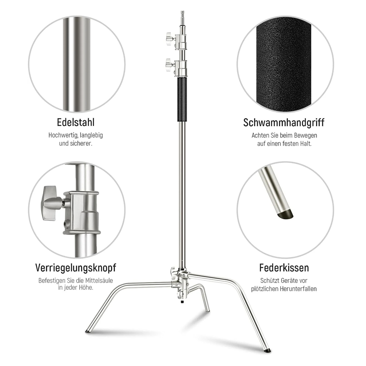 NEEWER SC320AC Premium C-Stand Galgenstativ