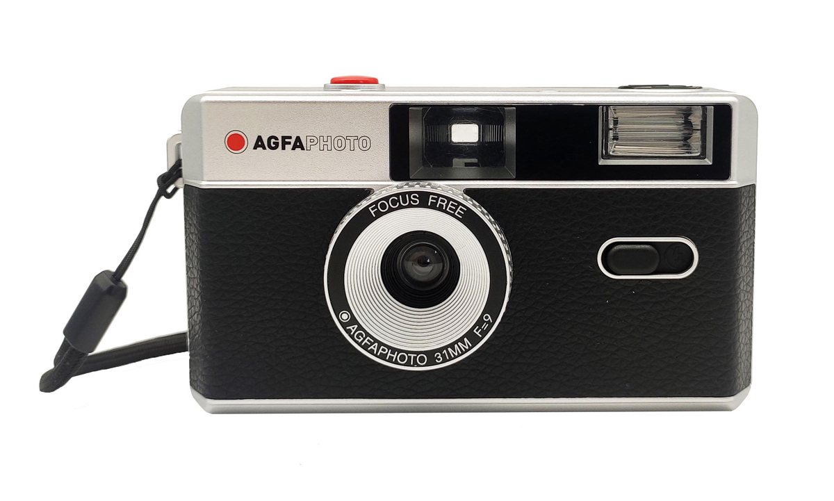 AgfaPhoto Reusable Photo Camera black, analoge Kleinbildkamera 4250255104213