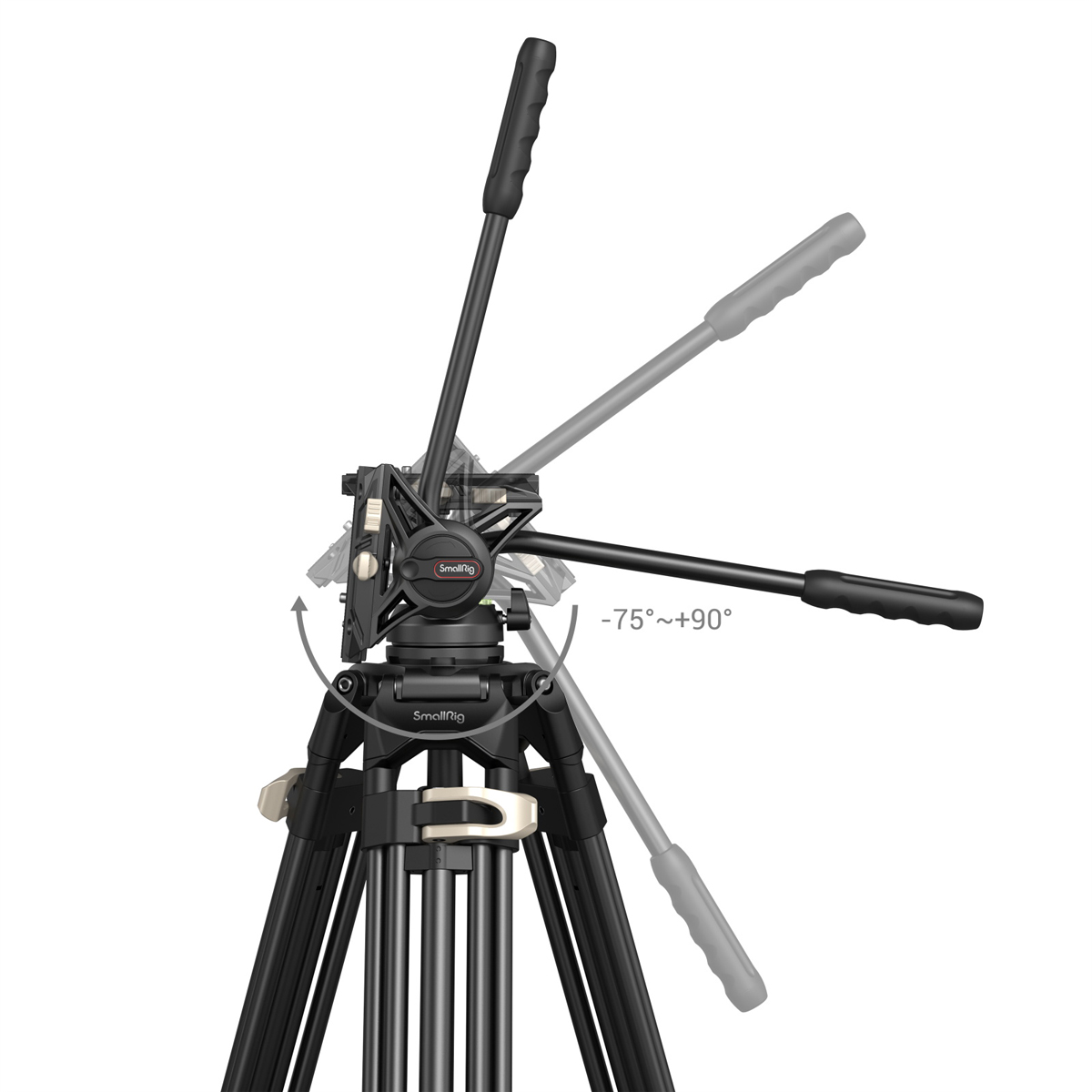 SmallRig 3751 Heavy Duty FluidkopfStativ AD-01 6941590007885