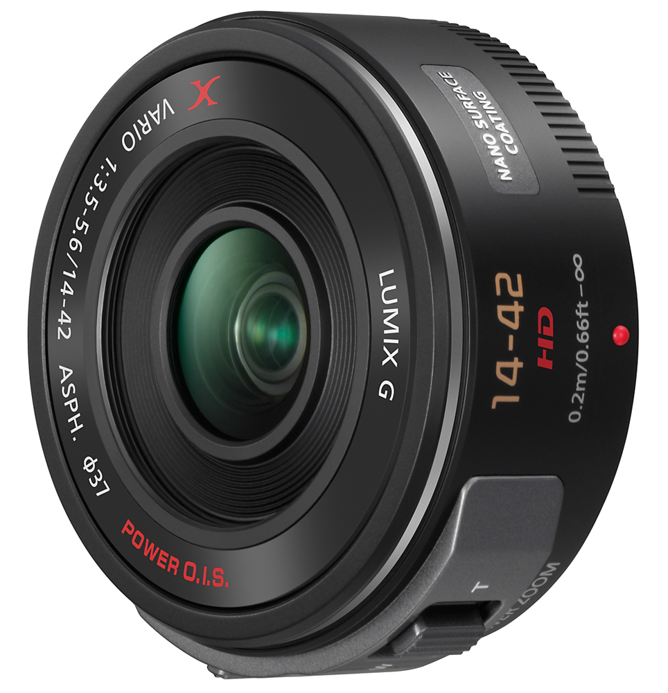 Panasonic X Vario PZ 3,5-5,6 /14-42 mm ASPH. Power OIS schwarz Lumix G Objektiv 5025232638024