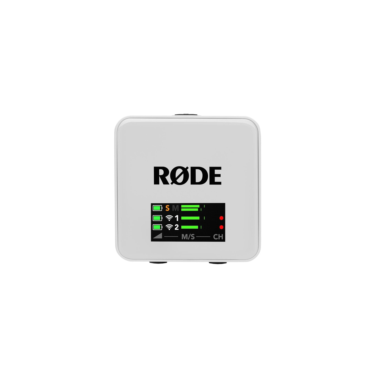 Rode Wireless GO (Gen. 3) White, digital Mikrofonsystem, 2-Kanal, drahtlos