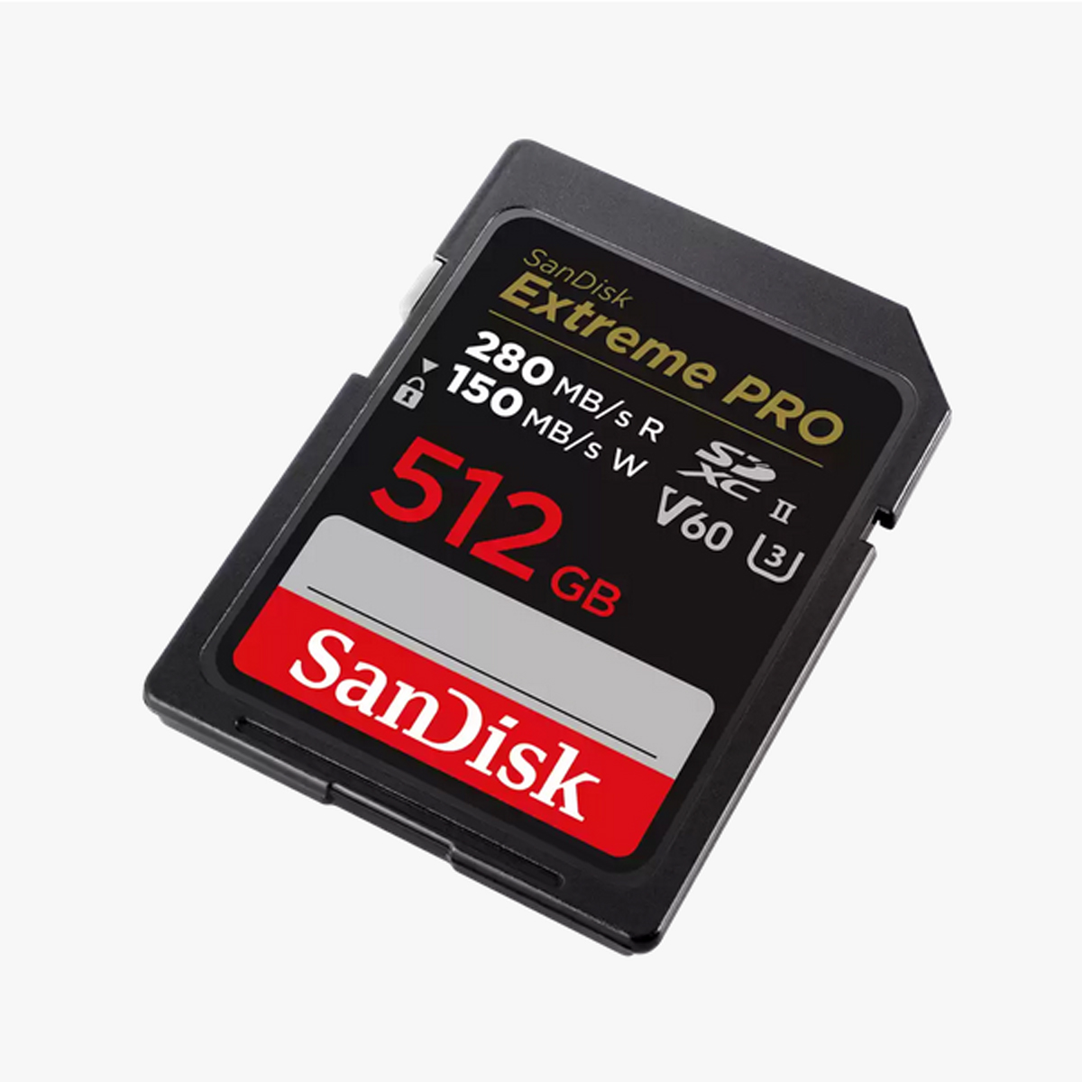 SanDisk 512 GB SDXC Extreme PRO 150MB/s V60 UHS-II 0619659202156
