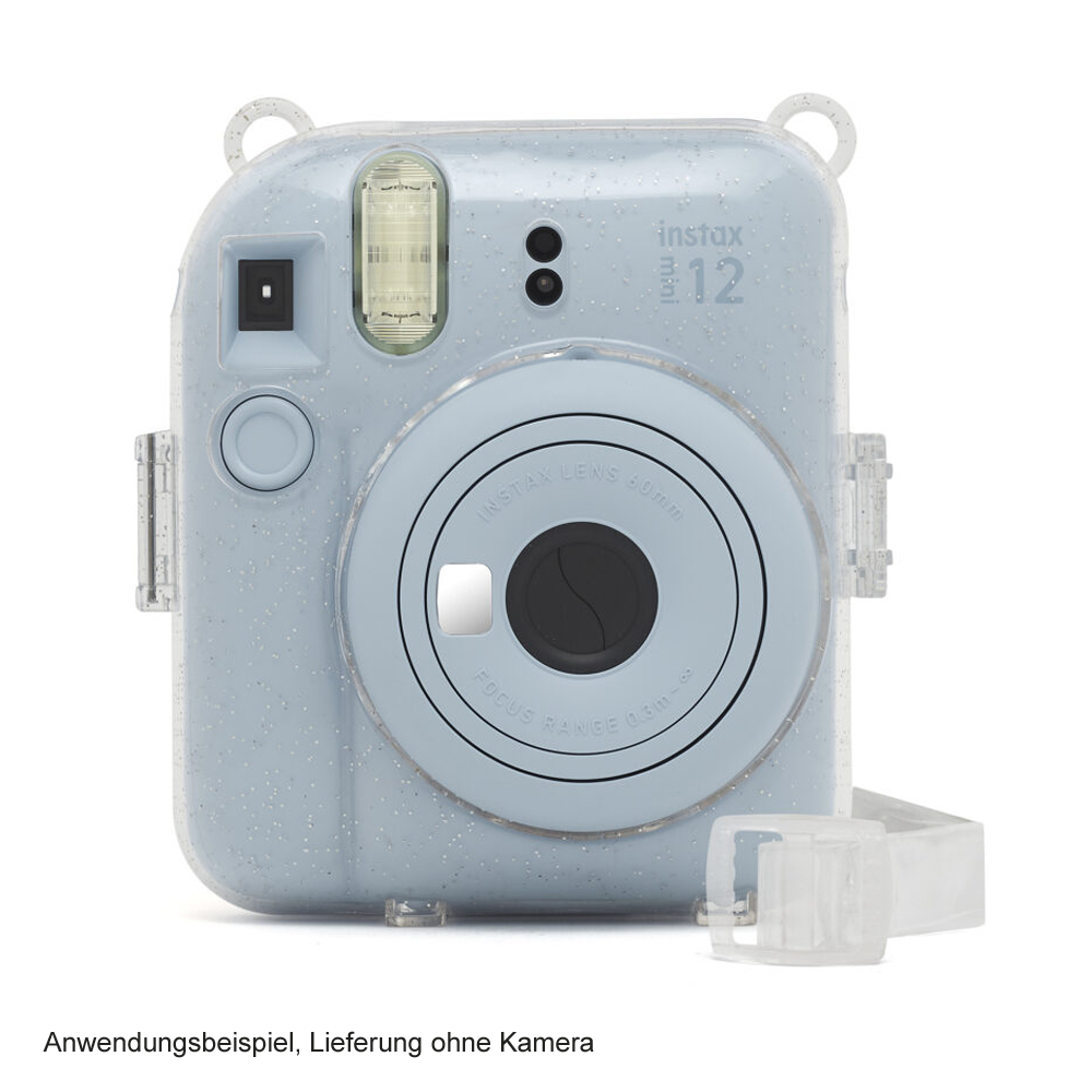 Fujifilm Instax Mini 12 glitter Case, Kunststoffhü 8720094752235