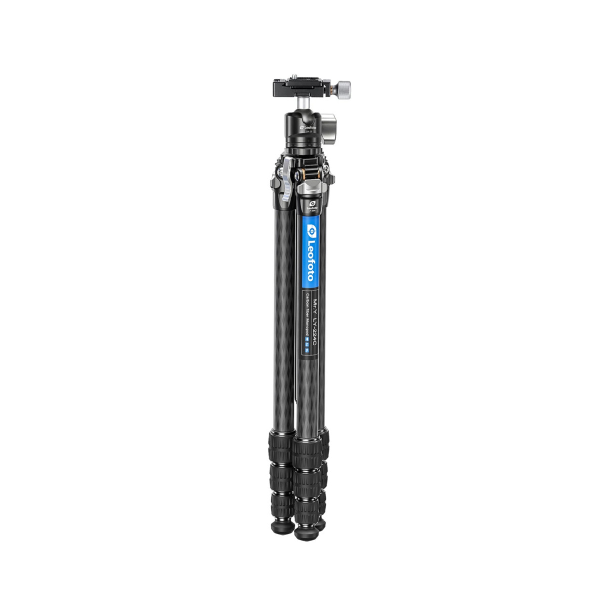 Leofoto LY-224C Mr. Y+LH-25R black Carbon-Stativ