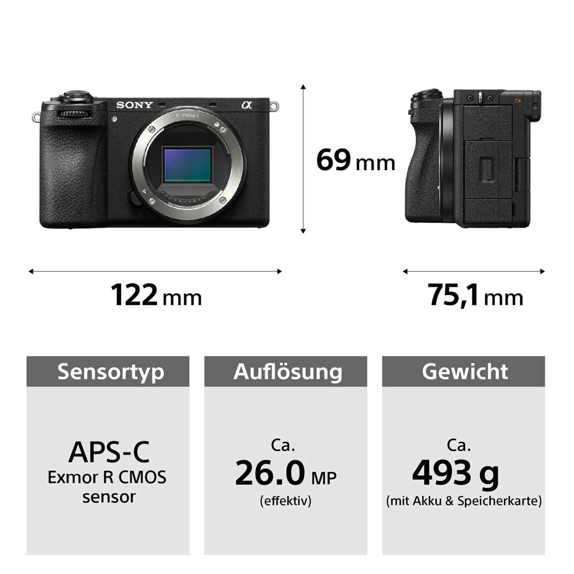 Sony Alpha ILCE-6700+SEL1650II+SEL70350G schwarz, Kamerakit Sony Alpha ILCE-6700+SEL1650II+SEL70350G schwarz, Kamerakit