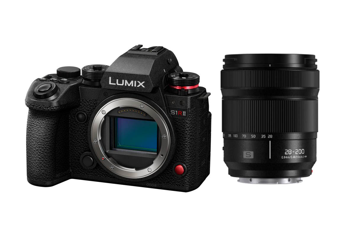 Panasonic Lumix S1R II Kit inkl. S 4,0-7,1/28-200mm Maco OIS L-Mount Panasonic Lumix S1R II Kit inkl. S 4,0-7,1/28-200mm Maco OIS L-Mount