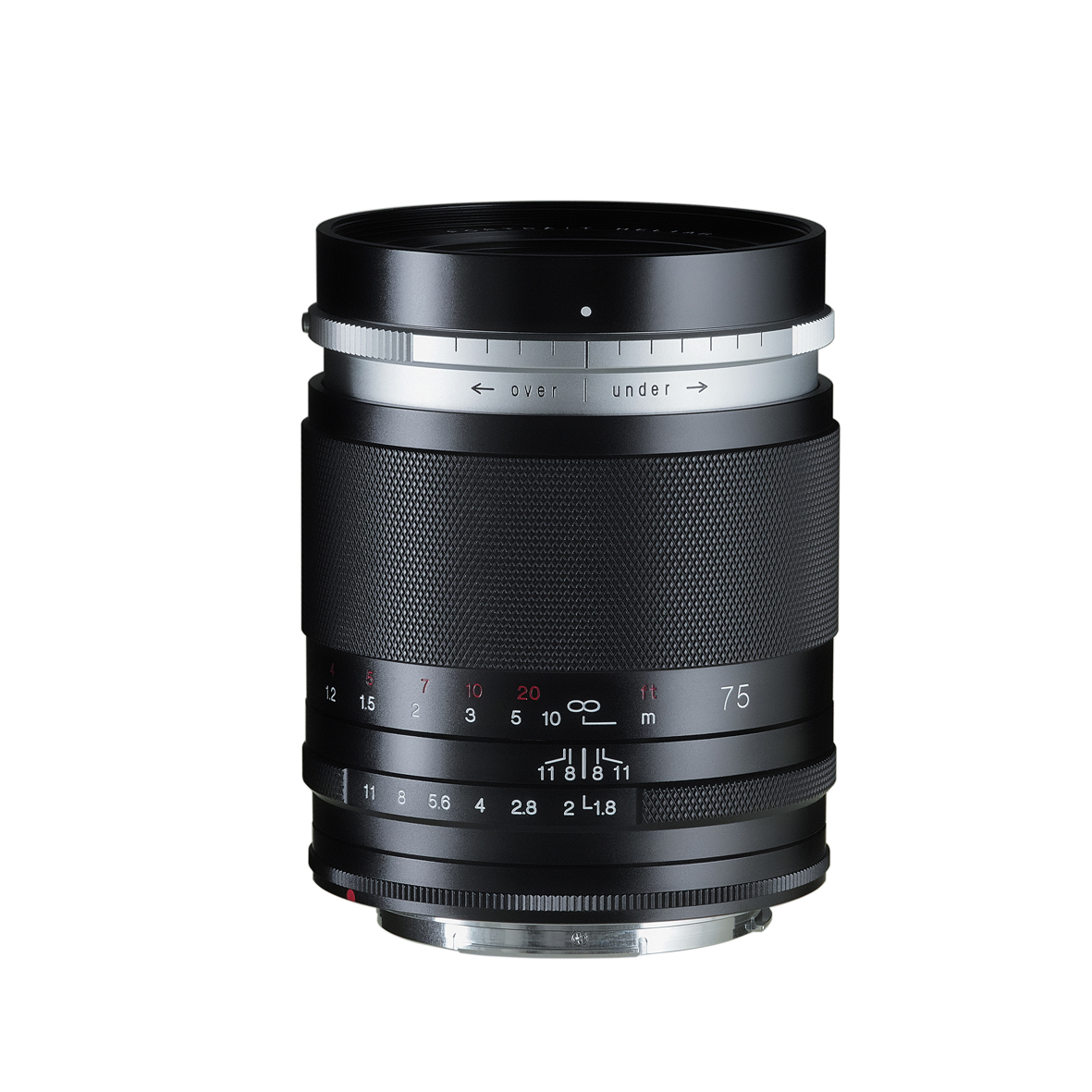 Voigtländer Portrait Heliar 1,8/75 mm RF-Mount, schwarz, Objektiv Voigtländer Portrait Heliar 1,8/75 mm RF-Mount, schwarz, Objektiv