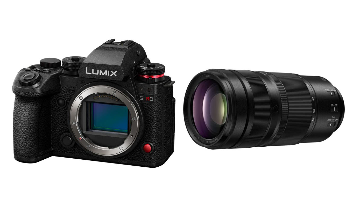 Panasonic Lumix S1R II Set mit Lumix S 5-7,1/100-500mm OIS Panasonic Lumix S1R II Set mit Lumix S 5-7,1/100-500mm OIS