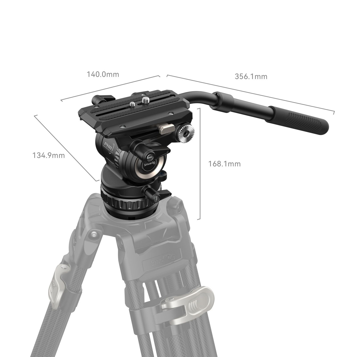 SmallRig 4287 Professioneller Fluidkopf PH8 6941590015309
