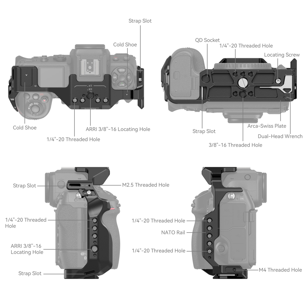 SmallRig 3940 Cage für Nikon Z 8 6941590009346