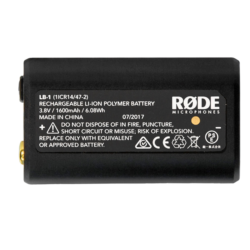 Rode LB1 Akku für VideoMic Pro+ und RODELink Hands 0698813004973