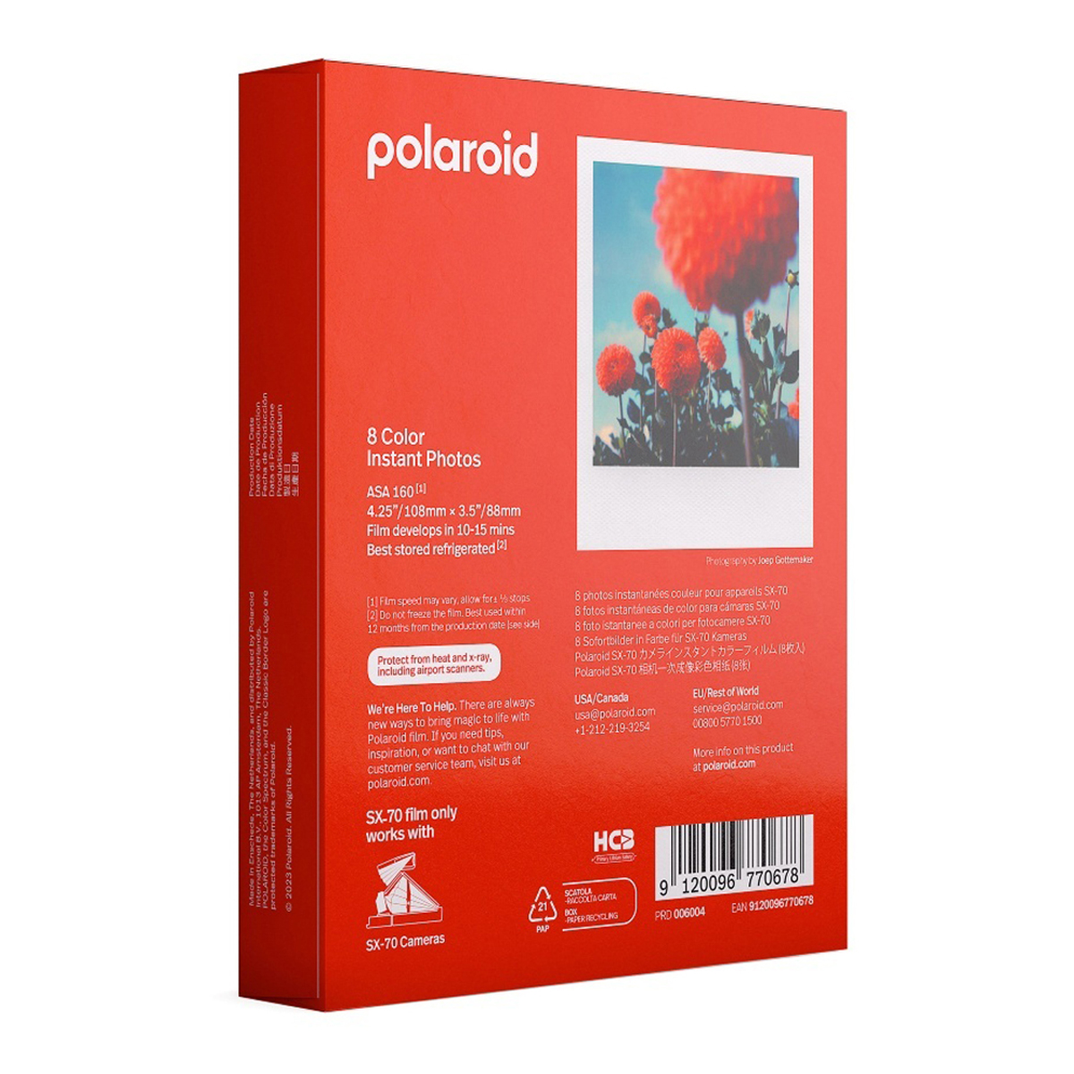 Polaroid SX-70 Color Film 9120096770678