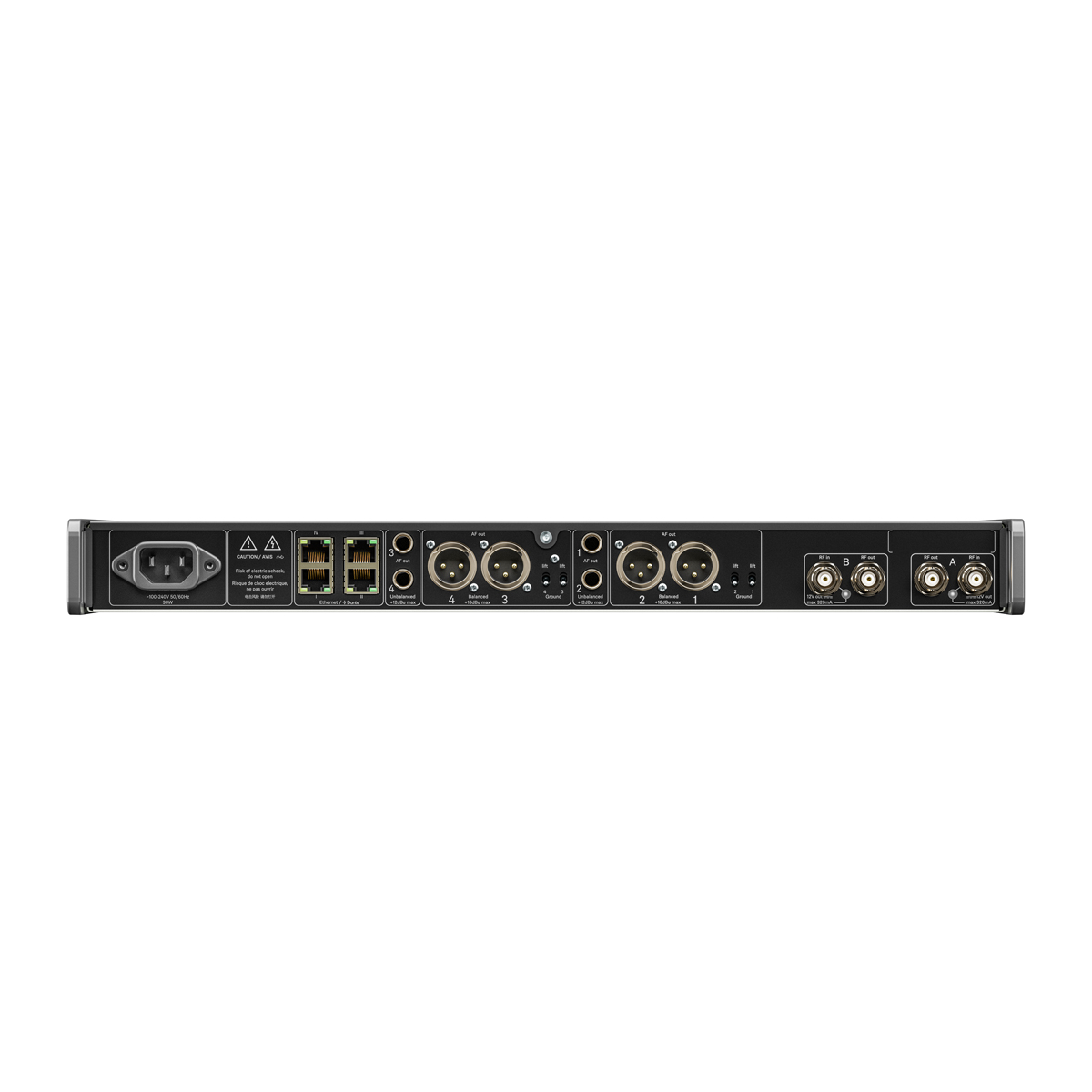 Sennheiser EW-DX EM 4 DANTE (R1-9) digitaler 4-Kan 4044155260496