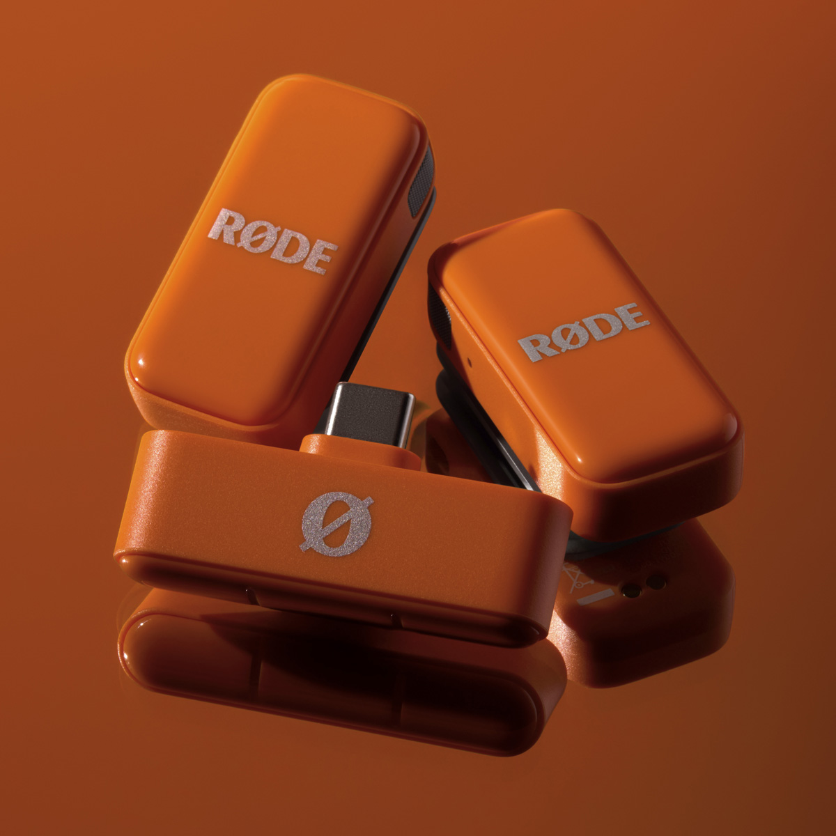 Rode Wireless Micro orange USB-C Drahtlos Mikrofonsystem